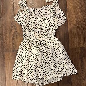 Altar'd State Black and White Polka Dot Dress